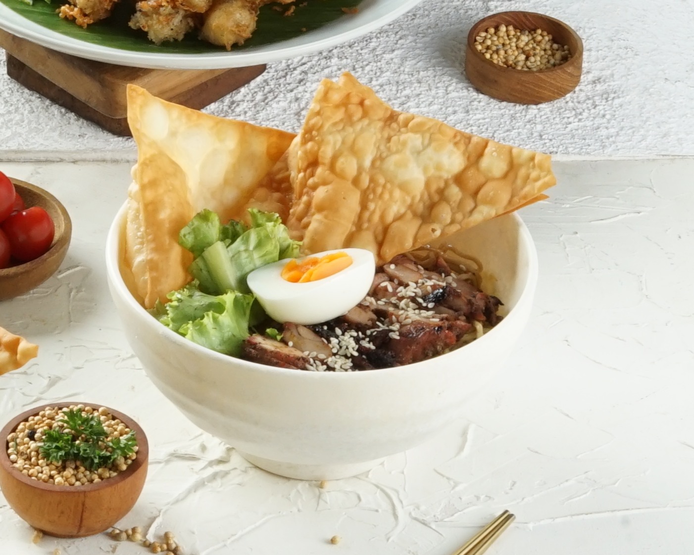 BAKMI AYAM PANGGANG MERAH